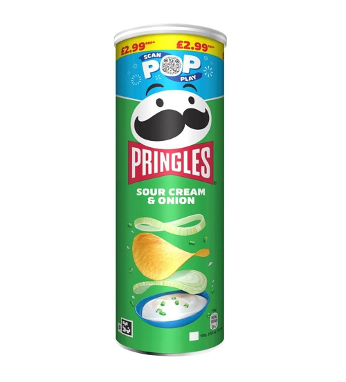 Pringles Big Tub Sour Cream Onion 