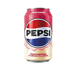 Strawberries & Cream Pepsi 