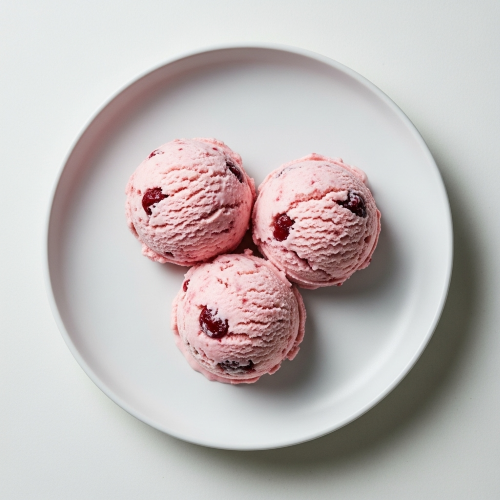 3 Scoops Cherry Ice Cream 