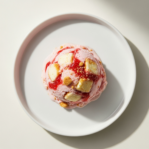 1 Scoop Strawberry Cheesecake Ice Cream 