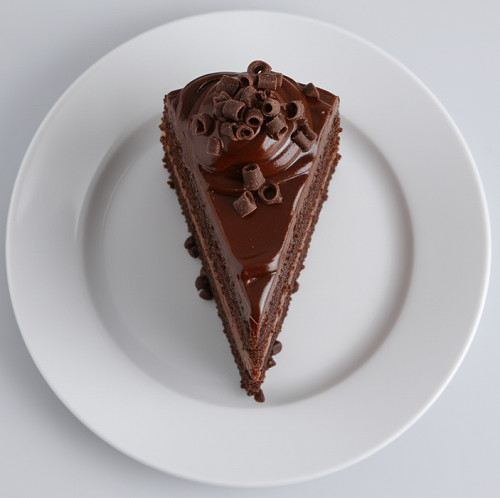Chocolate Fudge Cake Slice 