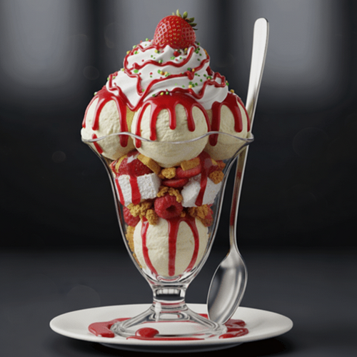 Strawberry Cheesecake Sundae 