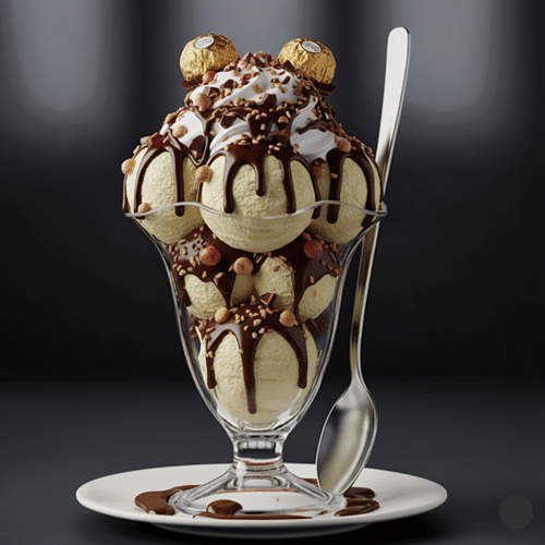 Ferrero' Nuts Sundae 
