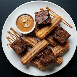 Loaded Brownie Churros 