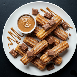 Loaded Galaxy Caramel Churros 