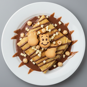 Happy Hippo Crepe 