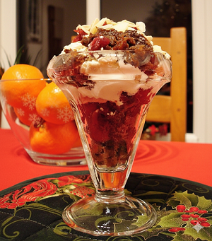 Raspberry Special Sundae 