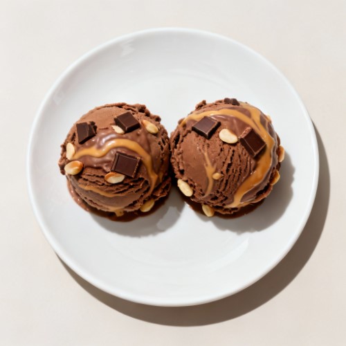 2 Scoop Snickers Ice Cream 