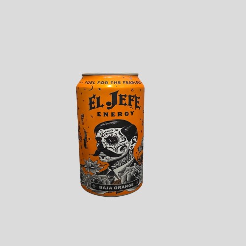American El Jefe Energy Drink Baja Orange 