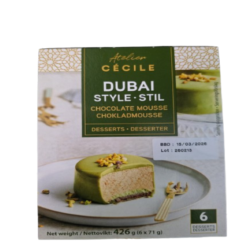 Dubai Style Chocolate Moussee 