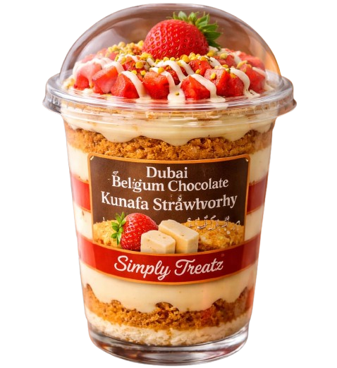 Dubai Belgium Chocolate Kunafa Strawberry 