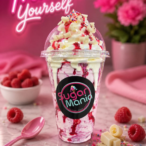 Raspberry Special Sundae 