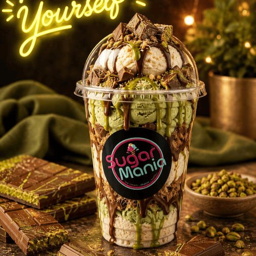 Dubai Chocolate Bar Sundae 