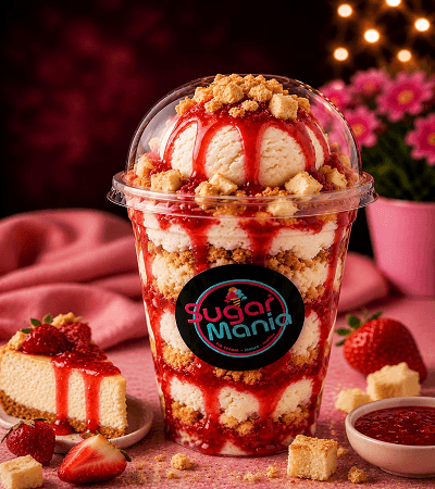 Strawberry Cheesecake Sundae 