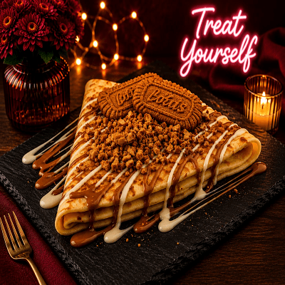 Lotus Biscoff Crepe 