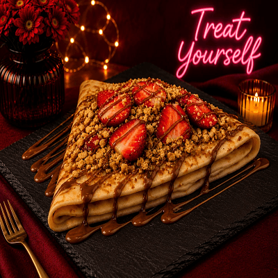 Strawberry Crepe 
