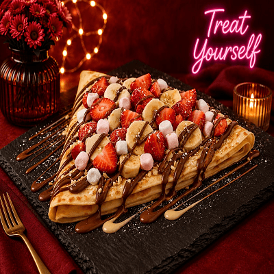 Rocky Road Crepe 