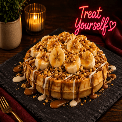 Banoffee Waffle 