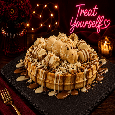 Happy Hippo Belgian Waffle 