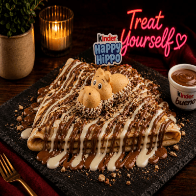 Happy Hippo Crepe 