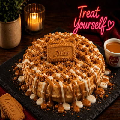 Lotus Biscoff Waffle 