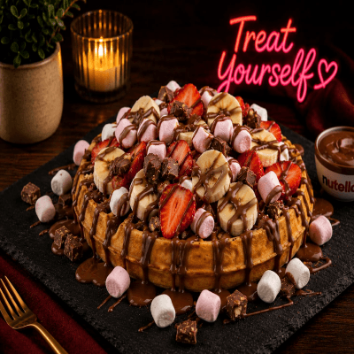 Rocky Road Waffle 