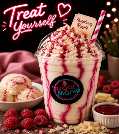 Raspberry Ripple Milkshake 