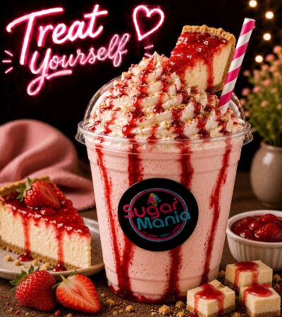 Strawberry Cheesecake Milkshake 