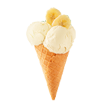 3 Scoops Classic Cone Ice Cream 