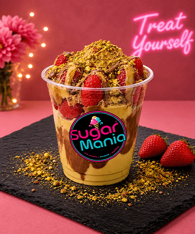 Strawberry Kunafa Cup 