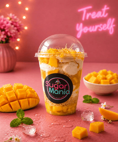 Dubai Kunafa Mango Cream Cup 