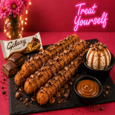 Loaded Galaxy Caramel Churros 