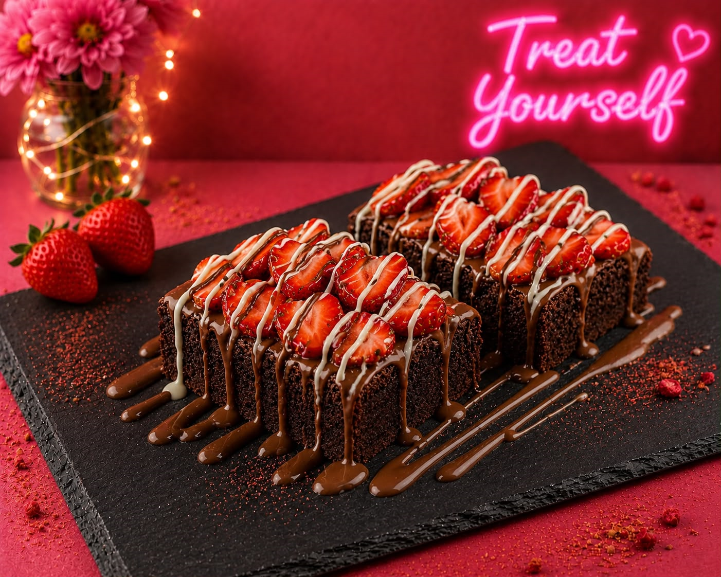 Strawberry Brownie 